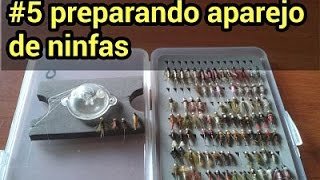 5  Cómo montar un aparejo de ninfas con buldo  trout fishing [upl. by Aisek]