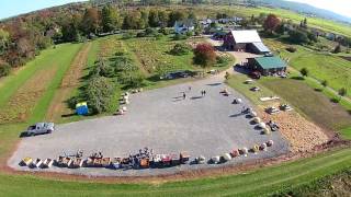 Aerial VideoDill Family Farm  Home of the quotAtlantic Giant Varietyquot worlds largest pumpkins [upl. by Harias211]