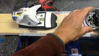 Ski Binding Test Mount Process [upl. by Calan]