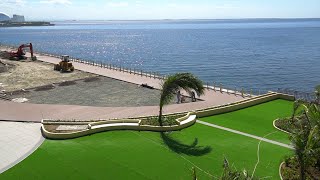 Manila Bay Seascape Village and Upcoming Beach Walk Spa Resort [upl. by Airtemed623]