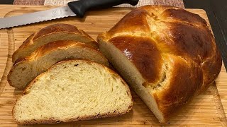 Easy Challah Bread Recipe  4 Braid amp Loaf  No Stand Mixer [upl. by Corso347]