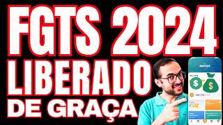 SAQUE TOTAL DO FGTS 2024 LIBERADO  COMO SACAR TODO FGTS NO SAQUE ANIVERSÁRIO ANTECIPADO DE GRAÇA [upl. by Chere]