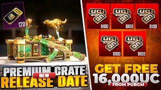 Next Premium Crate New Release Date  Get Free 16000Uc From Pubgm  Mythic Forge release Date [upl. by Gascony]