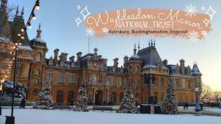 WADDESDON MANOR NATIONAL TRUST  WINTER TOUR  Aylesbury Buckinghamshire England [upl. by Monteria]