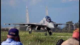 India Sukhoi Su30MKI Flanker at Exercise INIOCHOS23 Fighter Jet [upl. by Atilam]