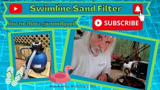 How to Assemble a Swimline HydroTools 12 inch Sand Filter for an Above Ground Swimming Pool [upl. by Krahling847]