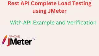 JMeter Testing02 Rest API Performance Testing [upl. by Hescock]