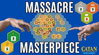 A Complete MASSACRE Masterpiece  Top 25 Catan SEAFARERS  Game 184 [upl. by Forras]