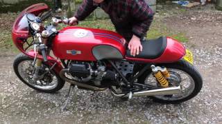 Moto Guzzi 1100 Sport cafe racer by Motonero Guzzi [upl. by Krahling]