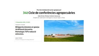 Enginyeria i energia 34è Cicle de conferències agropecuàries [upl. by Cirederf]