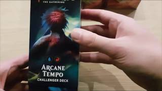 MTG Unboxing  Challenger 2019 Decks  Arcane Tempo [upl. by Enale]