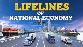 Lifelines of National Economy Class 10 full chapter Animation  Class 10 Geography Chapter 7 [upl. by Quartet]