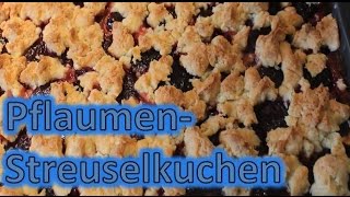 Rezept Pflaumenkuchen  Zwetschgenkuchen  einfach amp lecker [upl. by Chavaree]