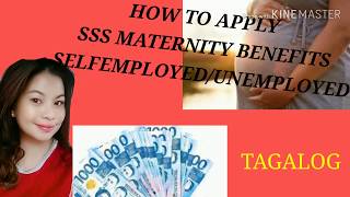 HOW TO APPLY SSS MATERNITY BENEFITS For EMPLOYEDUNEMPLOYED [upl. by Oruntha]