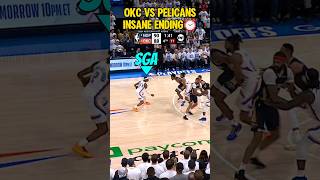 OKC vs Pelicans ENDING was INTENSE⏰️🍿 [upl. by Gnat567]