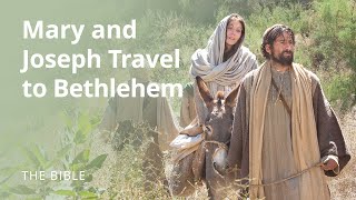 Luke 2  Mary and Joseph Travel to Bethlehem  The Bible [upl. by Siraf690]