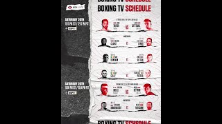 🥊 Boxing US TV Schedule 🇺🇸  📅 25th May [upl. by Lyndy988]