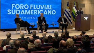 Imágenes de la apertura del primer Foro Fluvial Sudamericano [upl. by Aneetak]