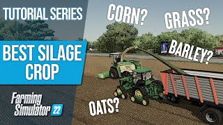 BEST Yielding Crop for Silage  Farming Simulator 22  Tutorial Series [upl. by Adneral]