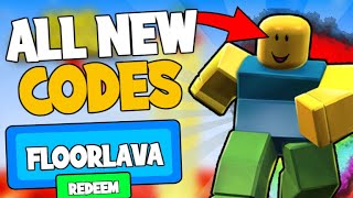 ALL THE FLOOR IS LAVA CODES August 2021  ROBLOX Codes SECRETWORKING [upl. by Debera]