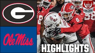 Georgia Bulldogs vs Ole Miss Rebels  Full Game Highlights [upl. by Hedda]