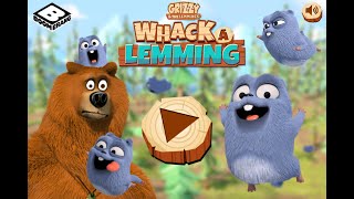 Grizzy and the Lemmings Whack a Lemming GamePlay [upl. by Belldas343]