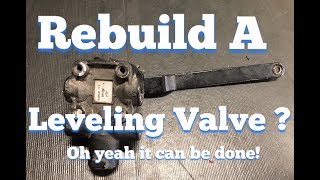 How to rebuild a Leveling Valve Yes it can be done [upl. by Nilyaj]