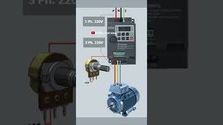 VFD Wiring With Potentiometer shorts shortsfeed [upl. by Bobby]