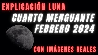 ▶ EXPLICACIÓN ASTROLOGÍA LUNA EN EL CUARTO MENGUANTE FEBRERO 2024 ✅ DÍA HORA CONSTELACIÓN SIGNO 2024 [upl. by Durnan]