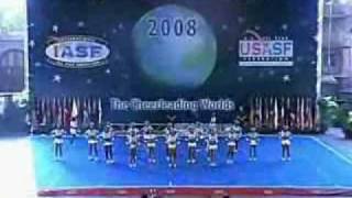 Ellenwood Allstars Starzone  Pink Ladys Cheer Worlds 2008 [upl. by Blaze721]