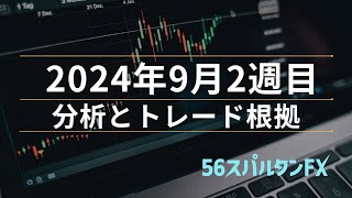 【 ドルスト 相場分析 】2024年9月2週目  分析から見るトレード根拠 [upl. by Eelyab]