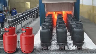 How Gas Cylinders Are Made Mega Factories Video [upl. by Teodorico389]