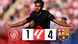 GIRONA VS BARCELONA 14 LA LIGA 202425  MATCH REVIEW [upl. by Seagraves428]