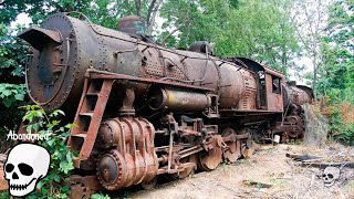 Abandoned trains Old abandoned steam engine trains in USA Abandoned steam locomotives [upl. by Enilrad]