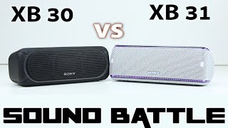 Sony SRS XB31 vs XB30 Sound Battle The real sound comparison [upl. by Lilia]