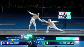 Best of Mens Foil 2024  Fencing Insider [upl. by Dorej]