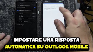 Come impostare una risposta automatica su Outlook mobile Android e iOS [upl. by Elidad590]