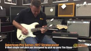 Fender American Professional Stratocaster Demo  Big Music Shop [upl. by Ennaesor]