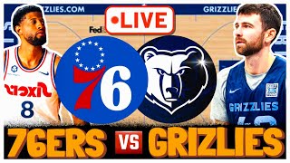 🔴Grizzlies vs 76ers Scoreboard │ LIVE NBA Basketball Game PlayByPlay Reaction amp Scoreboard [upl. by Dunaville117]