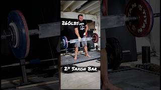 Starting my 2quot Saxon Bar grind in preparation for the 2024 Mr Olympia Armlifting World Championship [upl. by Yrrap]