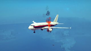 Realistic Fictional Airplane Crashes and Emergency Landings 9  Besiege [upl. by Atinel751]