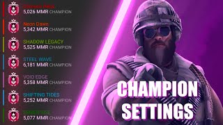 The BEST No Recoil Console Settings amp Sensitivity  Rainbow Six Siege  Champion Highlights [upl. by Bone405]