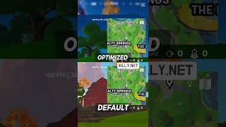 OPTIMIZED VS DEFAULT fortnite [upl. by Nwahsek]