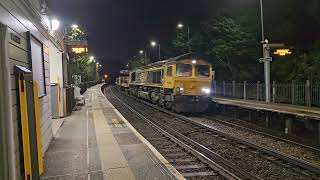 GBRf class 66717  795 blasting a 3 tone working 6G24 Hoo Junction Up Yard to Barnham through Ifield [upl. by Ragas140]