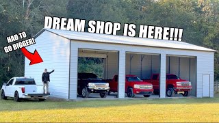 30x50x14 DREAM SHOP IS UP  EPISODE 2 [upl. by Bryon313]