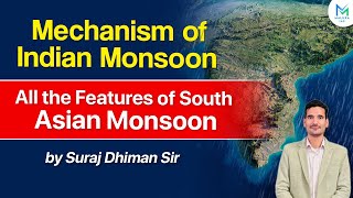 Mechanism of Indian Monsoon  Indian Geography  Climate of India  Maluka IAS [upl. by Asilrahc128]