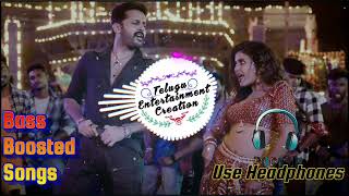 Ra Ra Reddy I’m Ready 🎧Bass Boosted Songs🎧  Macherla Niyojakavargam  Nithiin Anjali Mahathi [upl. by Shimberg576]