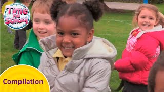 Time For School Compilation 1  CBeebies  FULL EPISODES [upl. by Ellenahc]