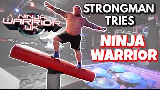 Strongman Tries Ninja Warrior  Ft Eddie Hall [upl. by Coop251]