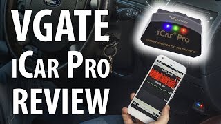 Review Vgate iCar Pro OBDII scan tool Bluetooth 4 BLE [upl. by Fruma]